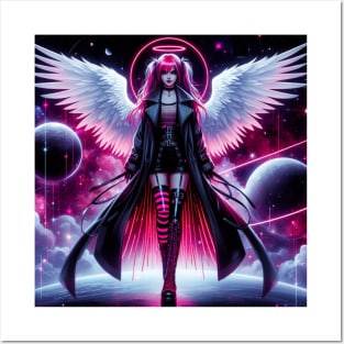 Goth Angel Girl Posters and Art